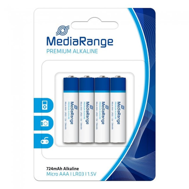MediaRange Premium Αλκαλικές Μπαταρίες AAA 1.5V 4τμχ