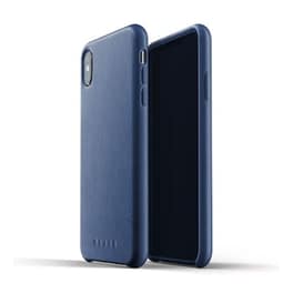 Θήκη Apple iPhone XS Max - Mujjo Full Leather Case - Blue