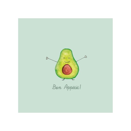 Χαρτοπετσέτες Bamboo Avocado - 20 Τεμάχια image 0