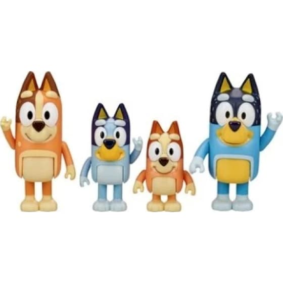 Bluey Φιγούρα 4Pack Bluey and Family (BLY38100) image 1