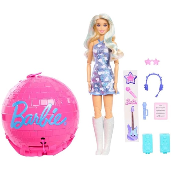 Κούκλα Barbie™ Roll & Reveal Pop Star image 0