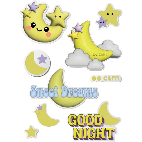 Case&Me Bijoux Stickers Σετ με αυτοκόλλητα - Moon image 0