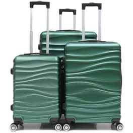 Σετ Βαλίτσες Ταξιδίου 3 Τμχ Traveleo - Πράσινο