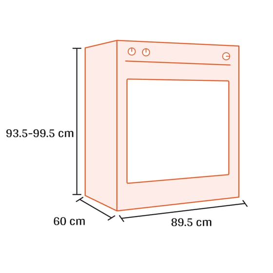 HOTPOINT HS68V8CHX 83 Lt Inox Ηλεκτρική Κουζίνα Κεραμική image 1