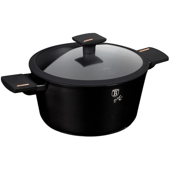 Κατσαρόλα BERLINGER HAUS BH7087N 24 cm 4.1 L Μαύρο image 0