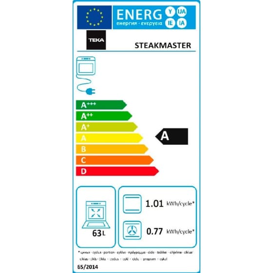 TEKA STEAKMASTER 63 Lt Μαύρο Εντοιχιζόμενος Φούρνος Άνω Πάγκου image 7