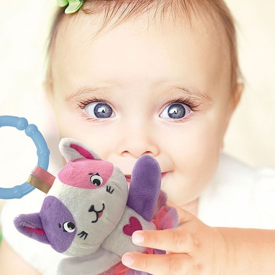 Baby Clementoni Κουδουνίστρα Μαλακή Γατούλα image 3