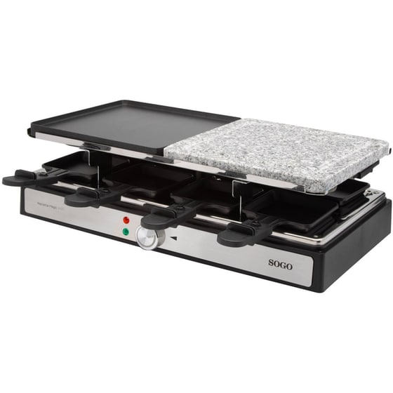 SOGO BAR-SS-10387 2000 W Μαύρο Ηλεκτρική Ψηστιέρα image 4