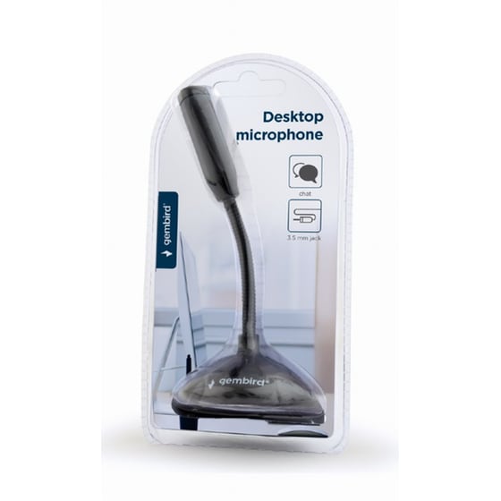 Μικρόφωνο Γραφείου Gembrid MIC-D-02 - Μαύρο image 1