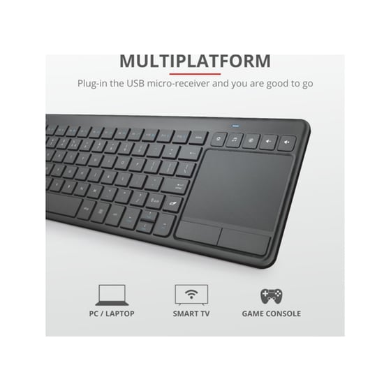 Trust Vaia Wireless Touchpad Πληκτρολόγιο image 2