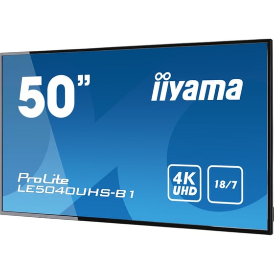 Iiyama ProLite LE5040UHS-B1 50'' 4K UHD VA Flat 60Hz 8ms image 2