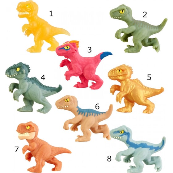 Giochi Preziosi Goo Jit Zu Mini Jurassic Single (8 Σχέδια) image 2
