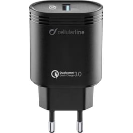 Φορτιστής Πρίζας Cellular Line Usb 3A 18W - Black