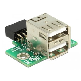 Αντάπτορας DeLock USB-A Female σε 2x USB Female