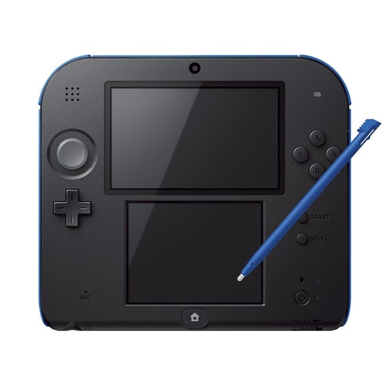Nintendo 2DS Μαύρο/Μπλε & Mario Kart 7 image 1