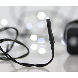 Χριστουγεννιάτικα Λαμπάκια Eurolamp 100 Led 4.95m - Λευκό Ψυχρό