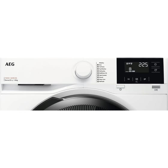 AEG TR7184E 8 kg με Αντλία Θερμότητας Λευκό Στεγνωτήριο Ρούχων image 2