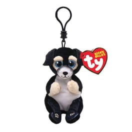 Λούτρινο TY Κλιπ Beanie Bellies Ranger Fluffy Σκυλάκι Μαύρο (8.5cm) 1607-43113