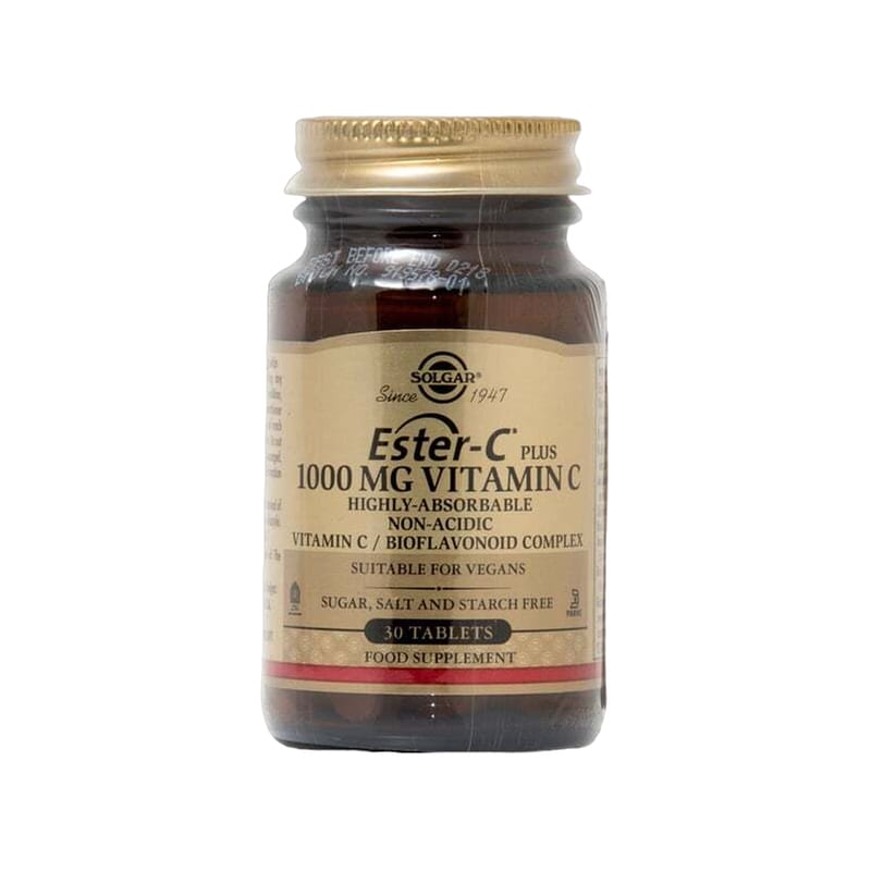 Solgar Vitamin C Ester-C Plus 1000mg - 30 ταμπλέτες