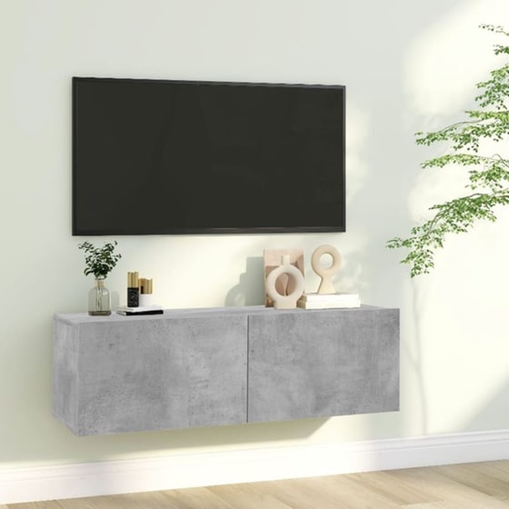 Έπιπλο Τηλεόρασης VidaXL από Μοριοσανίδα 100x30x30cm - Γκρι image 8
