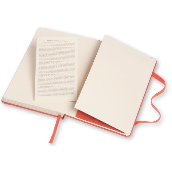 Σημειωματάριο Moleskine Large Squared Coral Orange Hard image 1