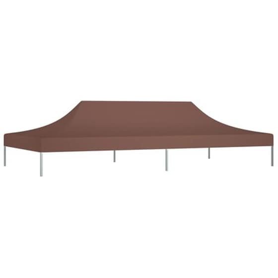 Vidaxl Κάλυμμα Τέντας Εκδηλώσεων Καφέ 6 X 3 Μ. 270 Γρ/μ² image 2