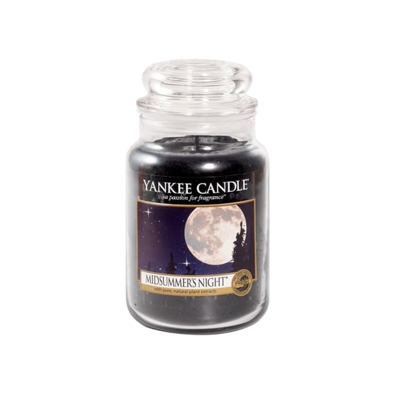 Αρωματικό Κερί σε Γυάλινο Δοχείο Yankee Midsummers Night Large image 0