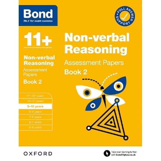 Bond 11+ Non-verbal Reasoning Assessment Papers 9-10 Years Book 2: For 11+ GL assessment and Entrance Exams image 0