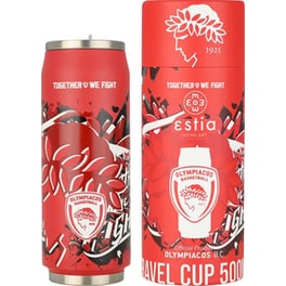 Θερμός Travel Cup Estia Home Art Save the Aegean Olympiacos BC Edition Together We Fight 500ml