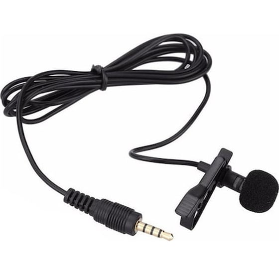 Powertech Cab-j034 Καλώδιο 3.5mm Με Ενσωματωμένο Clip-on Μικρόφωνο, 1.5m image 0