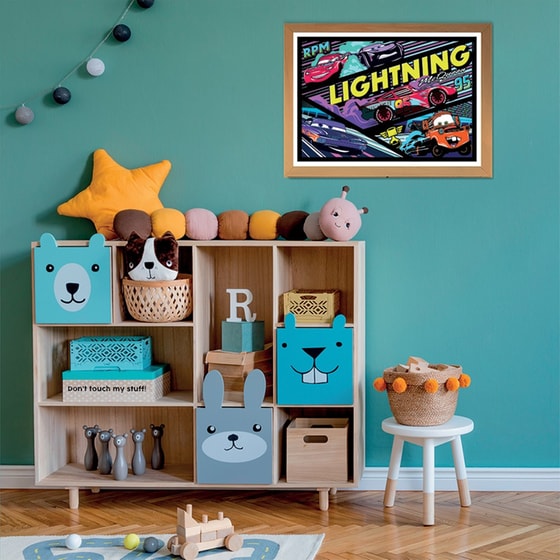Παιδικό Παζλ Clementoni Glowing Lights Disney Cars Glow Racers (104 Κομμάτια) image 3