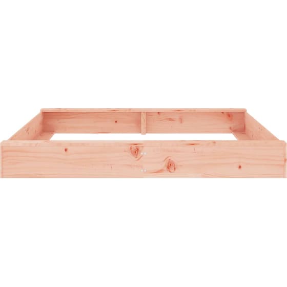 VidaXL Αμμοδόχος με Καθίσματα Τετράγωνη 160x160x20cm Ξύλινη - Φυσικό Χρώμα Ξύλου image 3