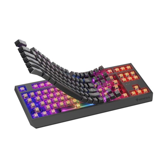 Genesis Thor 230 Gaming Μηχανικό Ενσύρματο USB Πληκτρολόγιο RGB Μαύρο (US) image 4