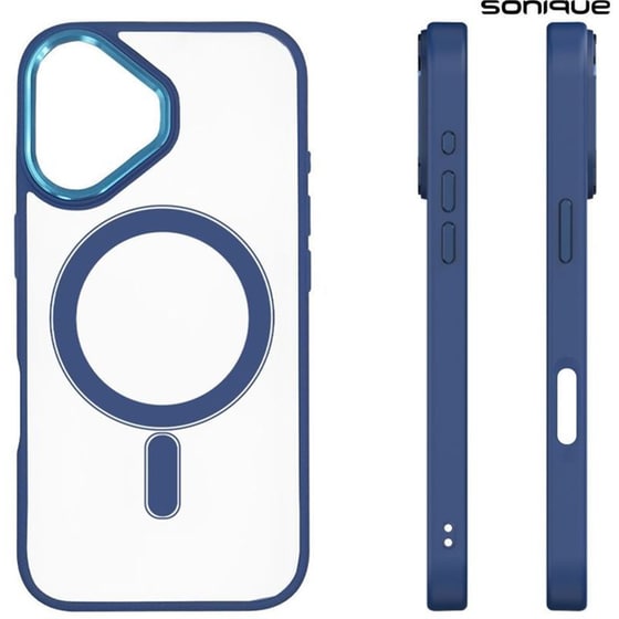 Θήκη Apple iPhone 16 - Sonique Magnetic MagMetal  - Blue image 0