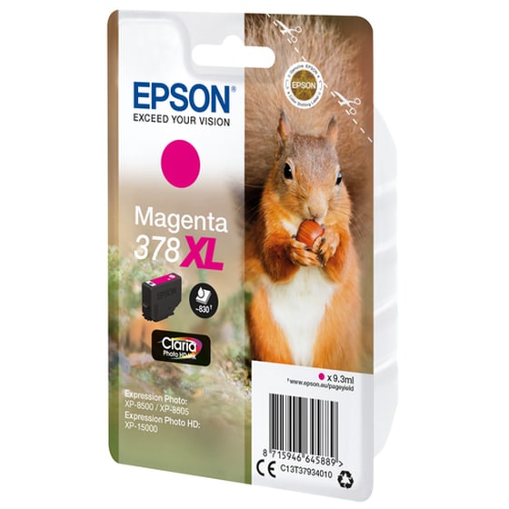 Epson 378XL Ματζέντα Μελάνι Εκτυπωτή C13T37934010 image 2