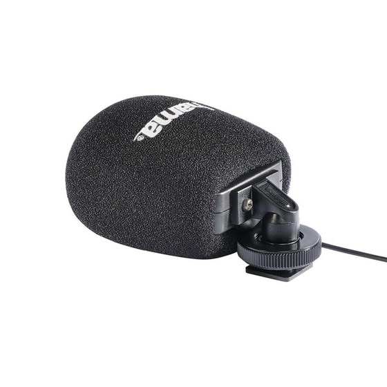 Hama Microphone Stereo SM-17 for Camera - Mικρόφωνο Στερεοφωνικό - Μαύρο image 0