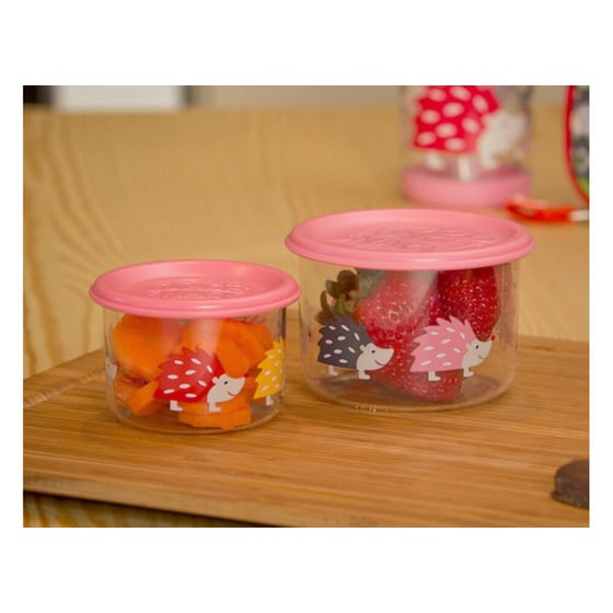 Φαγητοδοχείο Sugarbooger Hedgehog Snack Container (2pcs) Pink image 1