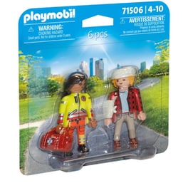 PLAYMOBIL® My Life DuoPack Διασώστης και Τραυματίας (71506)