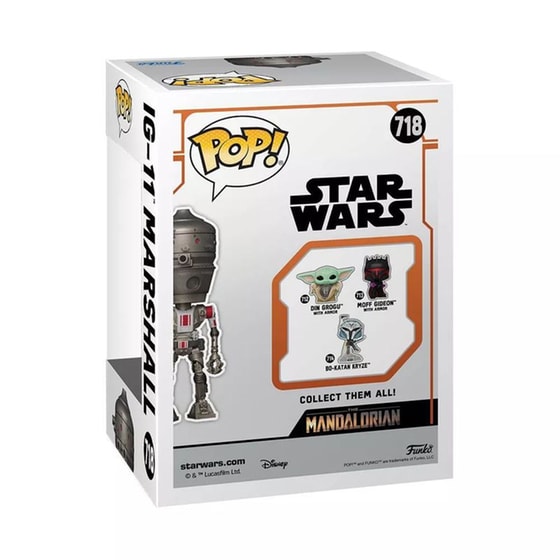 Funko Pop! Star Wars - The Mandalorian - Ig-11 Marshall #718 image 1