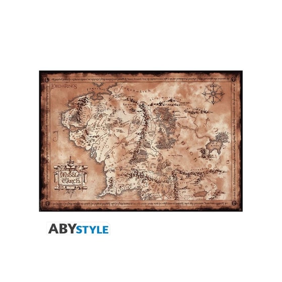 Poster Abysse Corp Lords Of The Rings - MAP image 0