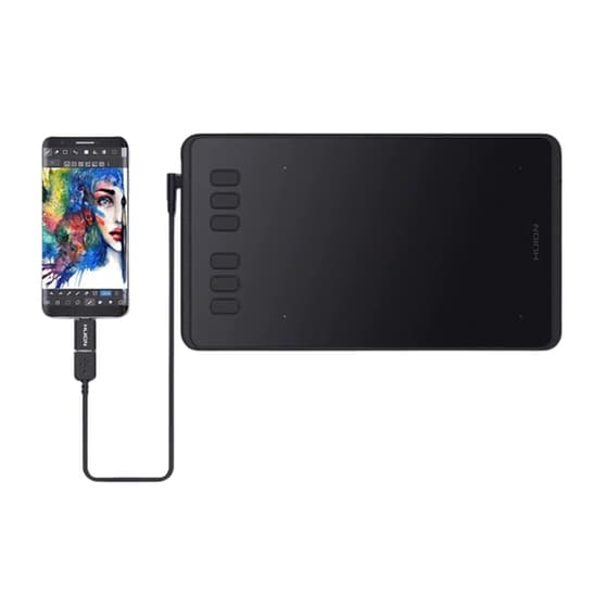 Γραφίδα & Tαμπλέτα Huion Inspiroy H640P - Μαύρο image 2