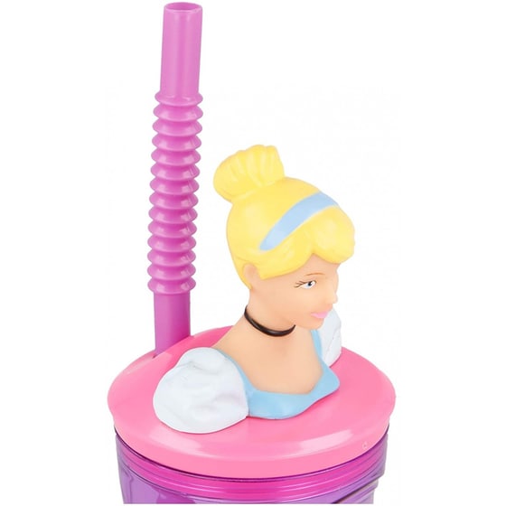 Ποτήρι Πλαστικό Gim 3D Disney Princess - 360 ml image 3