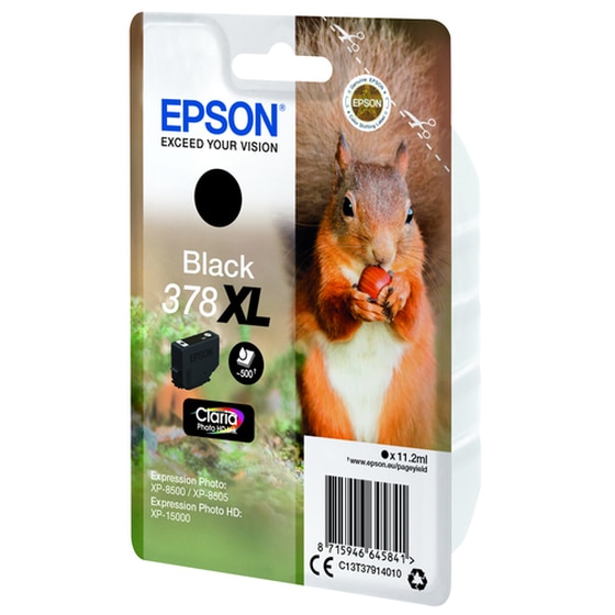 Epson 378XL Μαύρο Μελάνι Εκτυπωτή C13T37914010 image 3
