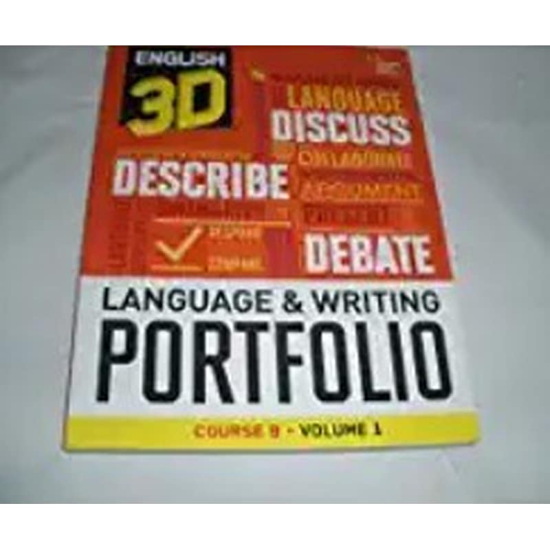 English 3D Course B Volume 1 - Language Writing Portfolio