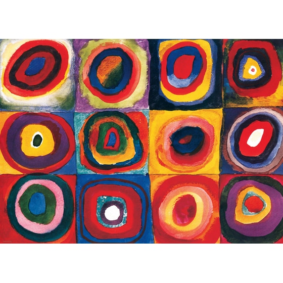 Παζλ Eurographics Wassily Kandinsky: Colour Study of Squares (1000 Κομμάτια) image 2