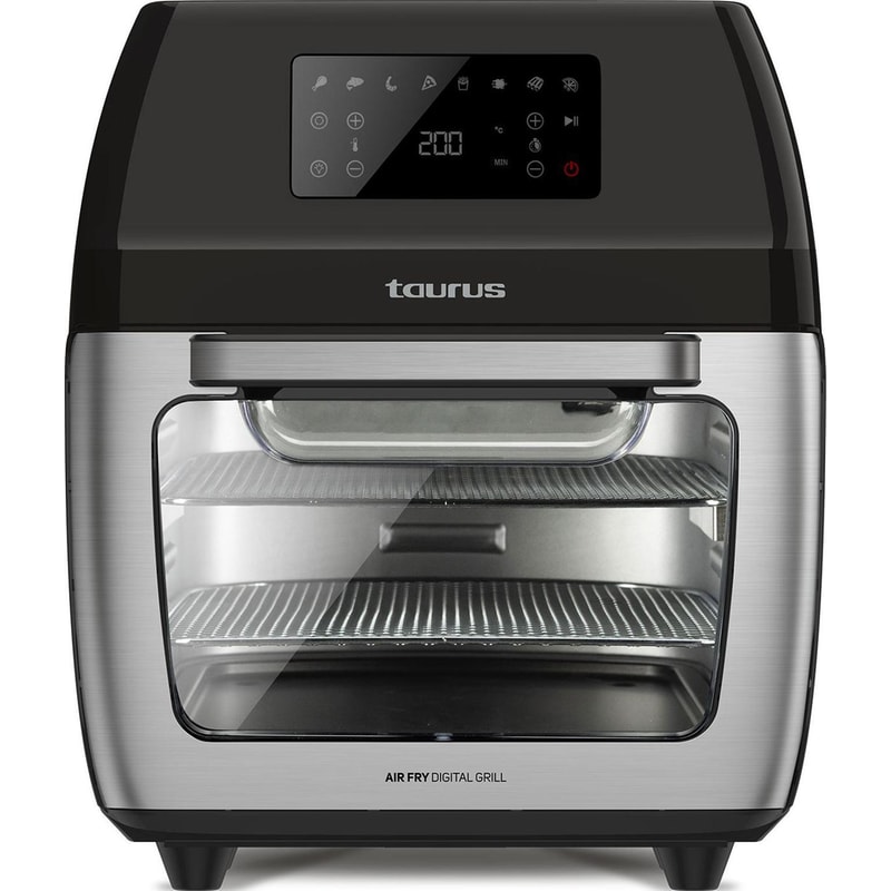 Φριτέζα Αέρος TAURUS DIGITAL GRILL AF1700DX με Πόρτα 1700 W 12 L Inox