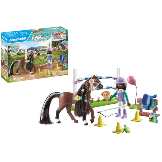 PLAYMOBIL® Horses of Waterfall Εκπαίδευση αλόγου με την Zoe και τον Blaze (71355) image 4