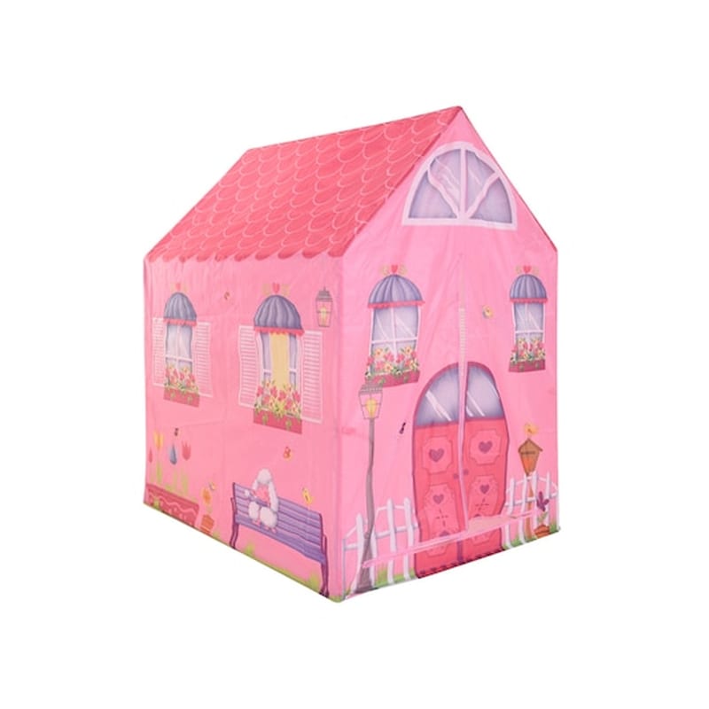 Play Tent Παιδική Σκηνή 72x95x102cm με Θέμα Ροζ Σπίτι
