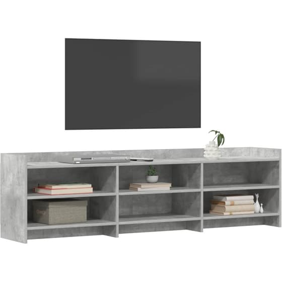 Έπιπλο Τηλεόρασης VidaXL 168 x 33 x 47 cm - Γκρι Σκυροδέματος image 1