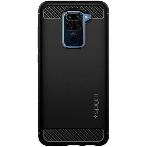 Θήκη Xiaomi Redmi Note 9 - Spigen Rugged Armor - Matte Black image 4